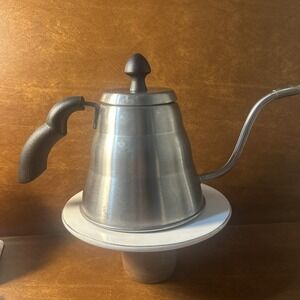 Gooseneck Kettle Stovetop - 34 oz Stainless Steel Pour Over Coffee Tea Pot